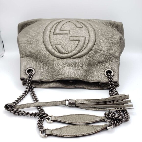 Gucci GG Soho on Chain Medium Shoulder Bag - Picture 5 of 16
